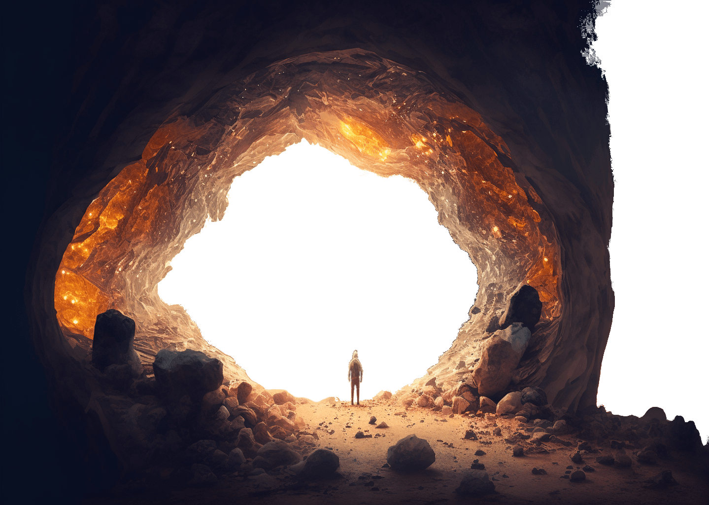 Cave of ideas foreground